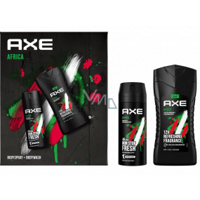 Axe Africa deodorant sprej 150 ml + 3v1 sprchový gel 250 ml, kosmetická sada pro muže