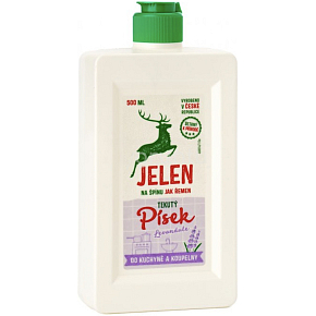 Jelen tekutý písek do koupelny a kuchyně Levandule, 500 ml Jelen tekutý písek do koupelny a kuchyně Levandule, 500 ml