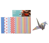Apli Origami papír mix barevných vzorů 15 x 15 cm 50 listů