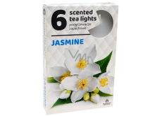 Tea Lights Jasmine vonné čajové svíčky 6 kusů