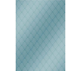 Ditipo Dárkový balicí papír 70 x 100 cm Trendy Colours zelený 2 archy