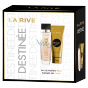 La Rive Destinée parfémovaná voda 90 ml + sprchový gel 100 ml, dárková sada pro ženy