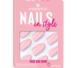 Essence Nails In Style umělé nehty 14 Rose and Shine 12 kusů