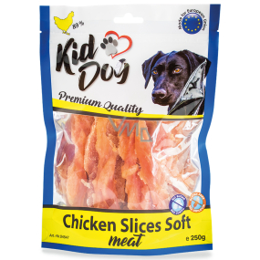 KidDog Chicken slices soft meat kuřecí plátek masa, masová pochoutka pro psy 250 g