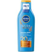 Nivea Sun Protect & Bronze OF 20 mléko na opalování podporující zhnědnutí 200 ml