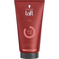 Taft Men V12 Power Gel gel na vlasy, 150 ml