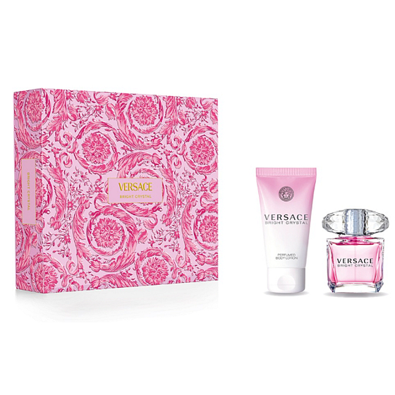 Versace Bright Crystal toaletní voda 30 ml + tělové mléko 50 ml, dárková sada pro ženy