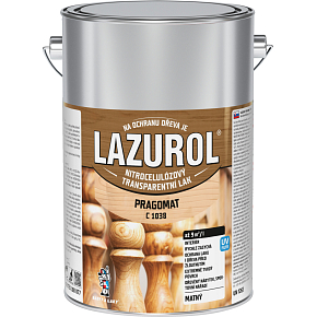 Lazurol Pragomat C1038 nitrocelulózový lak na dřevo 4 l