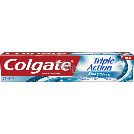 Colgate Triple Action Xtra White zubní pasta, 75 ml