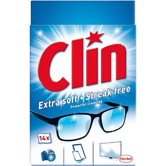 Clin čistící ubrousky, 14 ks