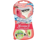 Wilkinson Lady Xtreme 3 Beauty Coconut Dream holicí strojek pro ženy 3+1 kus