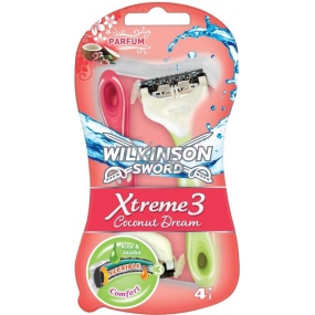 Wilkinson Lady Xtreme 3 Beauty Coconut Dream holicí strojek pro ženy 3+1 kus