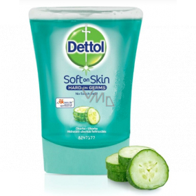 Dettol Svěžest okurky mýdlo do bezdotykového dávkovače náhradní náplň 250 ml