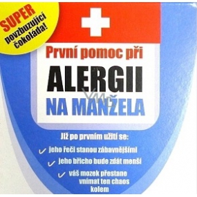 Nekupto První pomoc při Alergii na manžela čokoláda 65 g