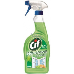 Cif Windows & Glass Citrus čistič skla a oken 750 ml rozprašovač