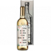 Bohemia Gifts Chardonnay Pro babičku bílé dárkové víno 750 ml