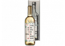 Bohemia Gifts Chardonnay Pro babičku bílé dárkové víno 750 ml