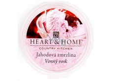 Heart & Home Jahodová zmrzlina Sojový přírodní vonný vosk 27 g