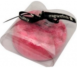 Fragrant Raspberry Glycerinové mýdlo masážní s houbou naplněnou vůní čerstvých malin v barvě vínové 200 g