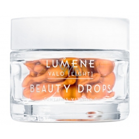 Lumene Beauty Drops Contains Vitamin C Rozjasňující kapsle s vitamínem C pro všechny typy pleti Light 28 kusů