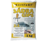 Kittfort Sádra Gips plastická 2v1 malířská sádrová stěrka + tmel 1 kg