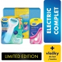Scholl Velvet Smooth Marine Minerals Premium Blue elektrický pilník na chodidla s mořskými minerály + Scholl GelActiv vložky do bot extrémně vysoké podpatky 1 pár, dárková sada