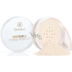 Dermacol Invisible Fixing Powder transparentní fixační pudr Banana 13,5 g