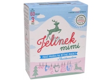 Jelen Jelínek Mimi s panthenolem prací prášek na dětské prádlo box 60 dávek 3 kg