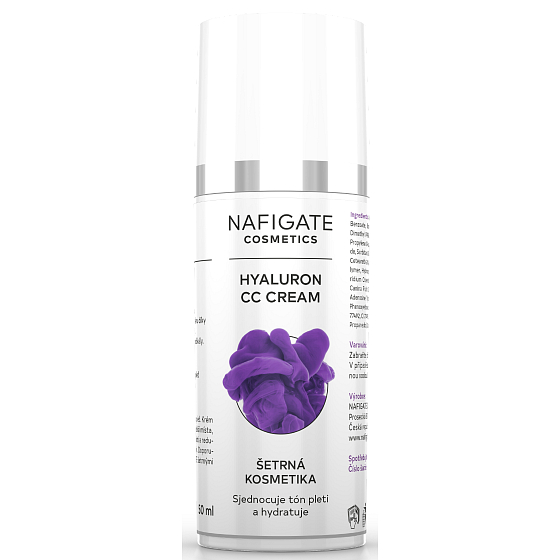 Nafigate Cosmetics Hyaluron CC tónovací krém, sjednocuje tón pleti a hydratuje 50 ml