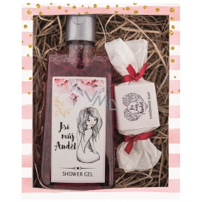 Bohemia Gifts Anděl sprchový gel pro ženy 200 ml + mýdlo 30 g, kosmetická sada