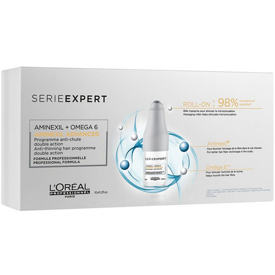 ĽOréal Professionnel Série Expert Aminexil Advanced Roll-On program proti padání vlasů 42 x 6 ml