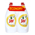 Jar Lemon Prostředek na ruční mytí nádobí Duopack + houbička 2 x 650 ml
