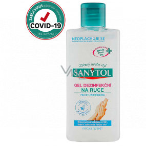 Sanytol Sensitive dezinfekční gel na ruce, hydratační ničí viry a bakterie 75 ml (AH1N1)