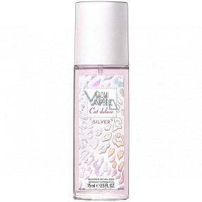 Naomi Campbell Deluxe Silver parfémovaný deodorant sklo pro ženy 75 ml