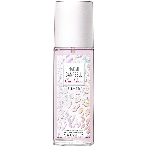 Naomi Campbell Deluxe Silver parfémovaný deodorant sklo pro ženy 75 ml