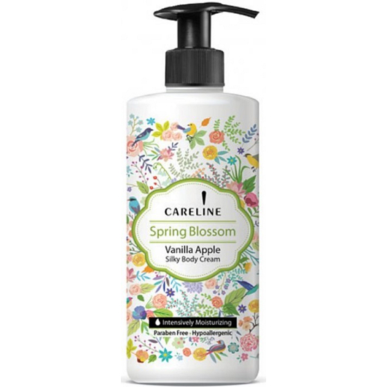 Careline Spring Blossom - Jarní květ pečující tělový krém 400 ml