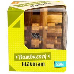 Albi Mozkovna Bambusový hlavolam Klec 8,2 x 8,2 x 9 cm