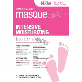 MasqueBar Intense Moisturizing Foot Mask intenzivní hydratační maska na chodidla 2 páry