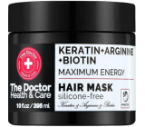 The Doctor Health & Care Keratin + Arginine + Bioton Maximum Energy keratinová maska pro slabé a mastné vlasy 295 ml