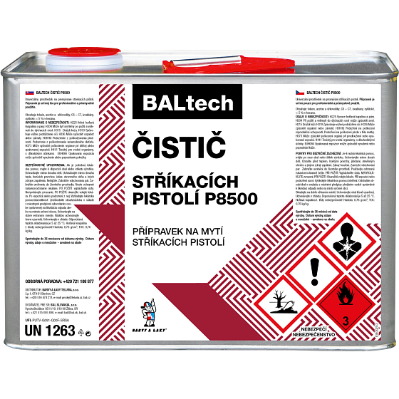 BALTECH P8500 přípravek na mytí stříkacích pistolí, 9 l