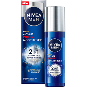 Nivea Posilující krém Men Anti-Age Power Moisturiser 2 v 1 50ml Nivea Posilující krém Men Anti-Age Power Moisturiser 2 v 1 50ml