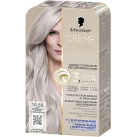 Schwarzkopf Creme Supreme barva na vlasy 10-55 chladná stříbrná blond 60 ml