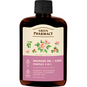 Green Pharmacy komplex 5v1 masážní olej 200 ml Green Pharmacy komplex 5v1 masážní olej 200 ml