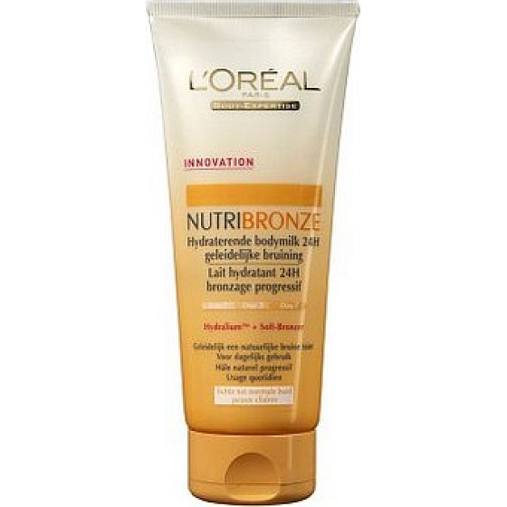 Loreal Paris Nutri Bronze hydratační mléko 24h s efektem lehkého opálení 200 ml