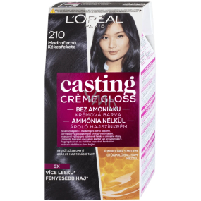 Loreal Paris Casting Creme Gloss barva na vlasy 210 modročerná