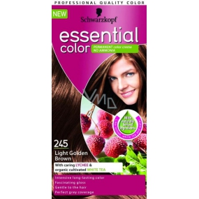 Schwarzkopf Essential Color dlouhotrvající barva na vlasy 245 Světle zlatohnědá