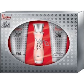 Naomi Campbell by Naomi toaletní voda 15 ml + sprchový gel 50 ml + tělové mléko 50 ml, dárková sada