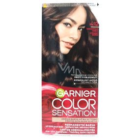 Garnier Color Sensation barva na vlasy 4.12 Diamantová hnědá