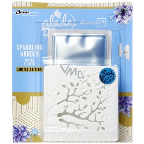 Glade Discreet Electric Sparkling Wonder Winter Flowers elektrický osvěžovač vzduchu 8 g