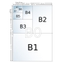 Albi Pouzdro na dokumenty Černé s puntíky B6 - 176 x 125 mm